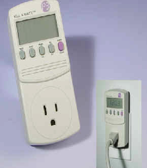 Kill a watt meter to determain your energy usage